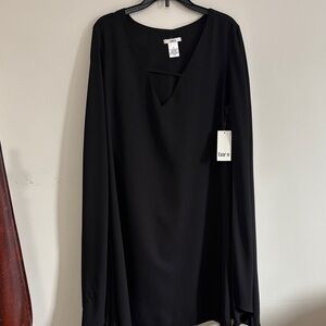 Bar III Womens Cape Sheath Dress